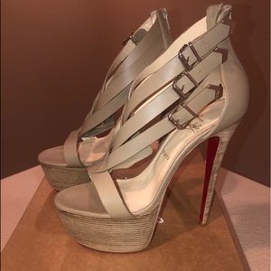 Christian Louboutin Platform Sandal Heels 42